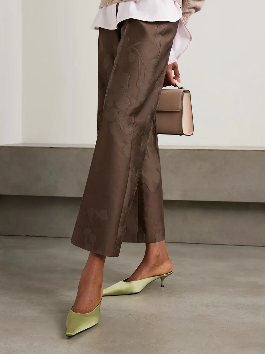 Victoria Beckham Kitten Heel Mules