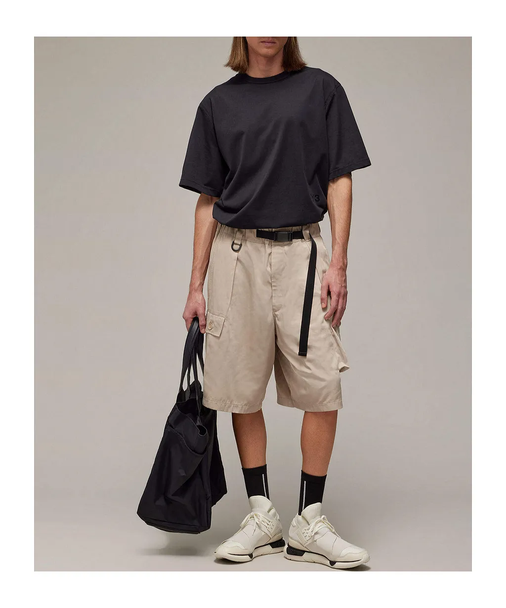 Y-3 X Adidas Belted Twill Cargo Shorts