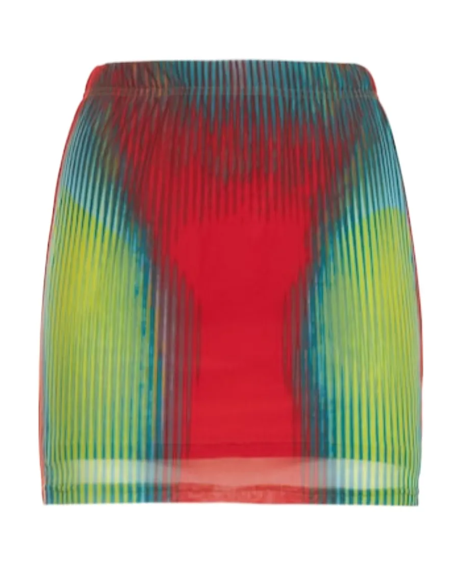 Jpg Printed Mini Skirt