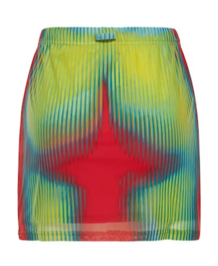 Jpg Printed Mini Skirt