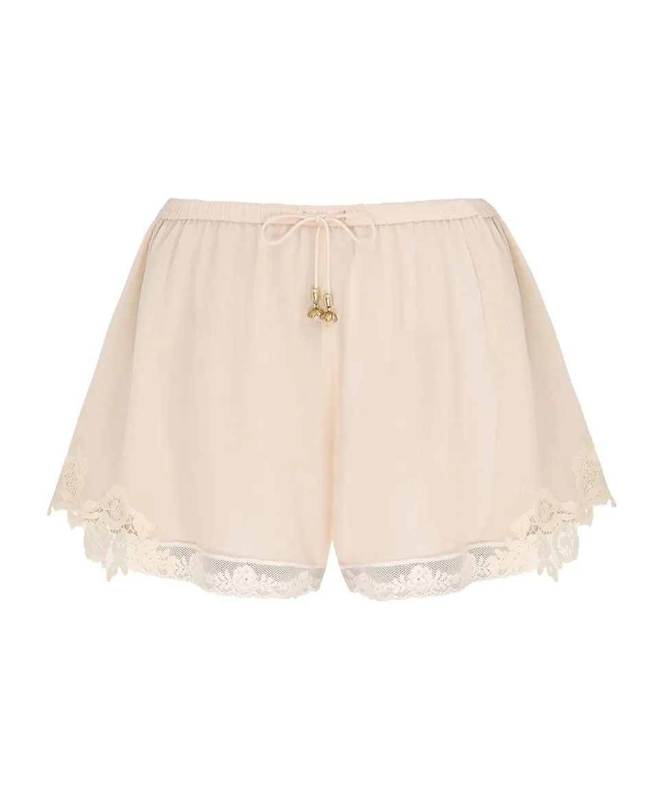 Lace-Trim Shorts