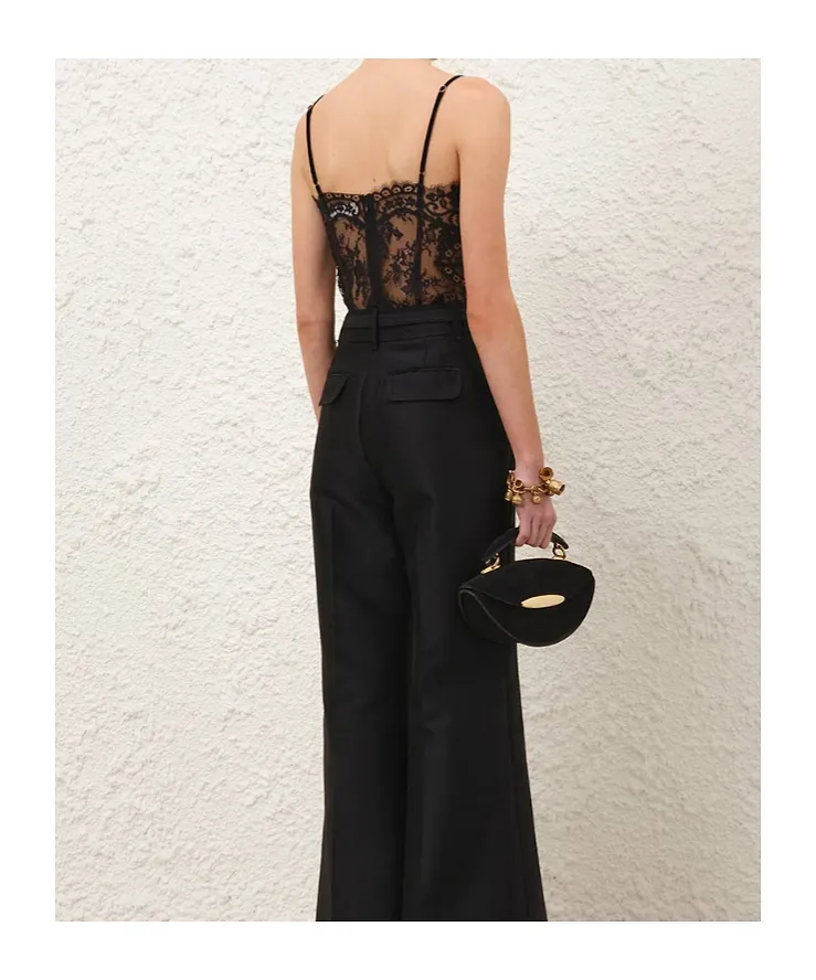 Zimmermann Lace Teddy Bodysuit