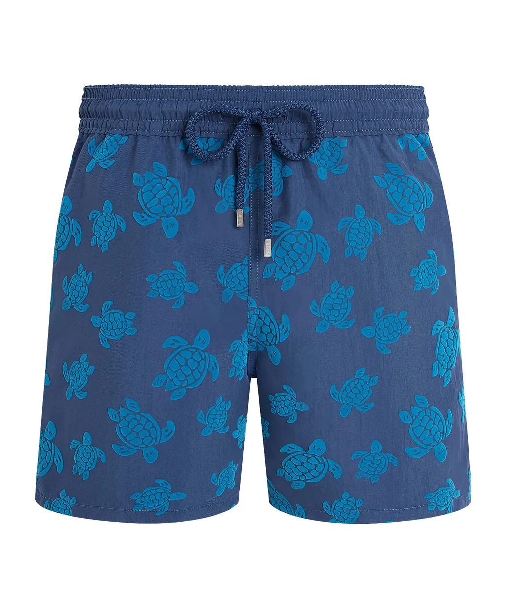 Moorea Turtle-Print Swim Shorts
