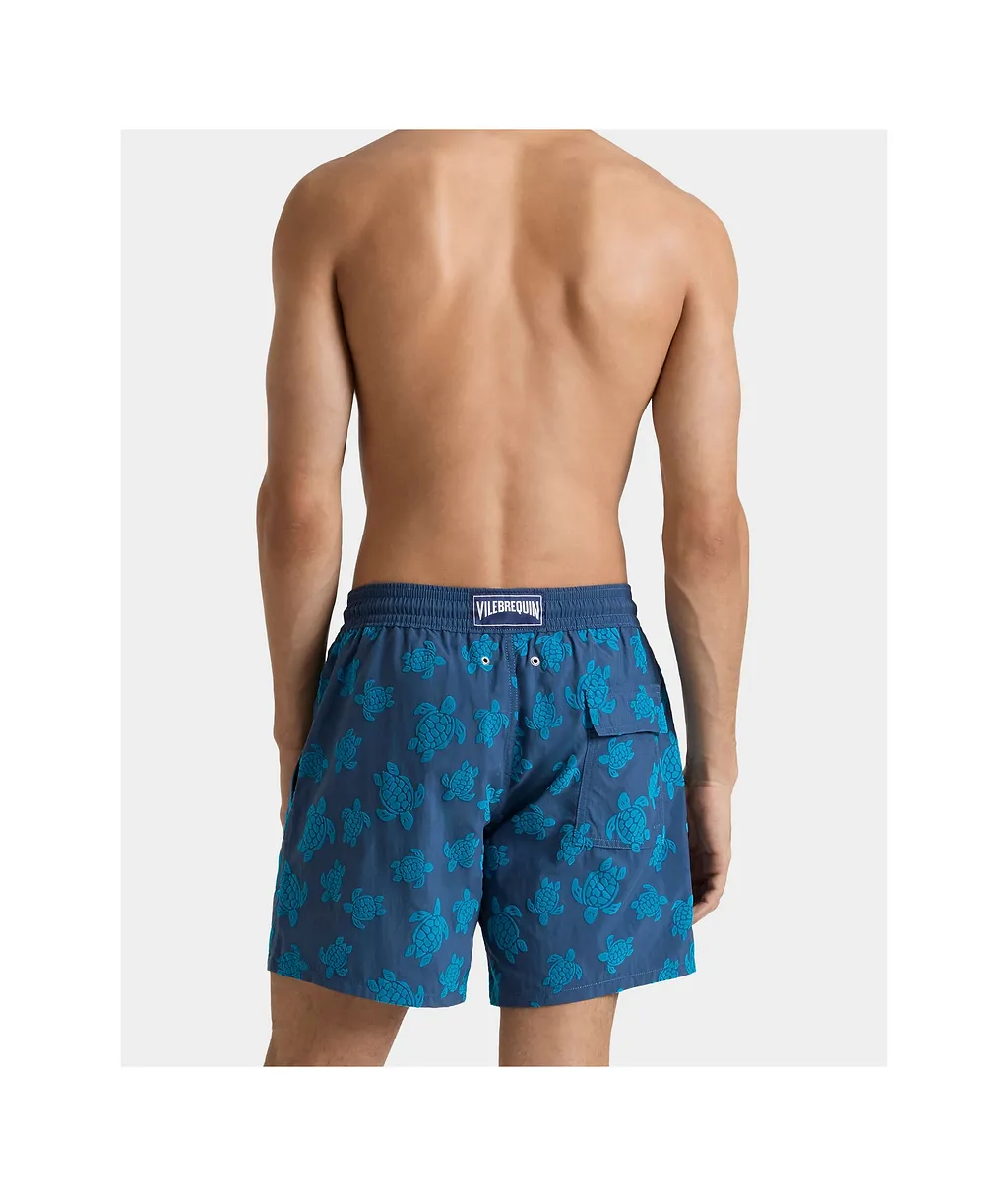 Moorea Turtle-Print Swim Shorts