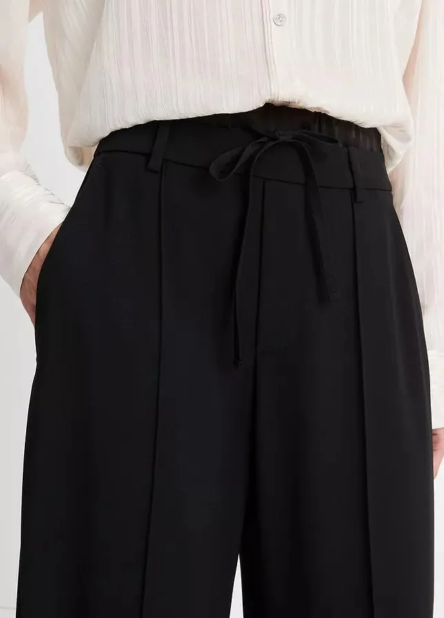 Crepe Palazzo Pants