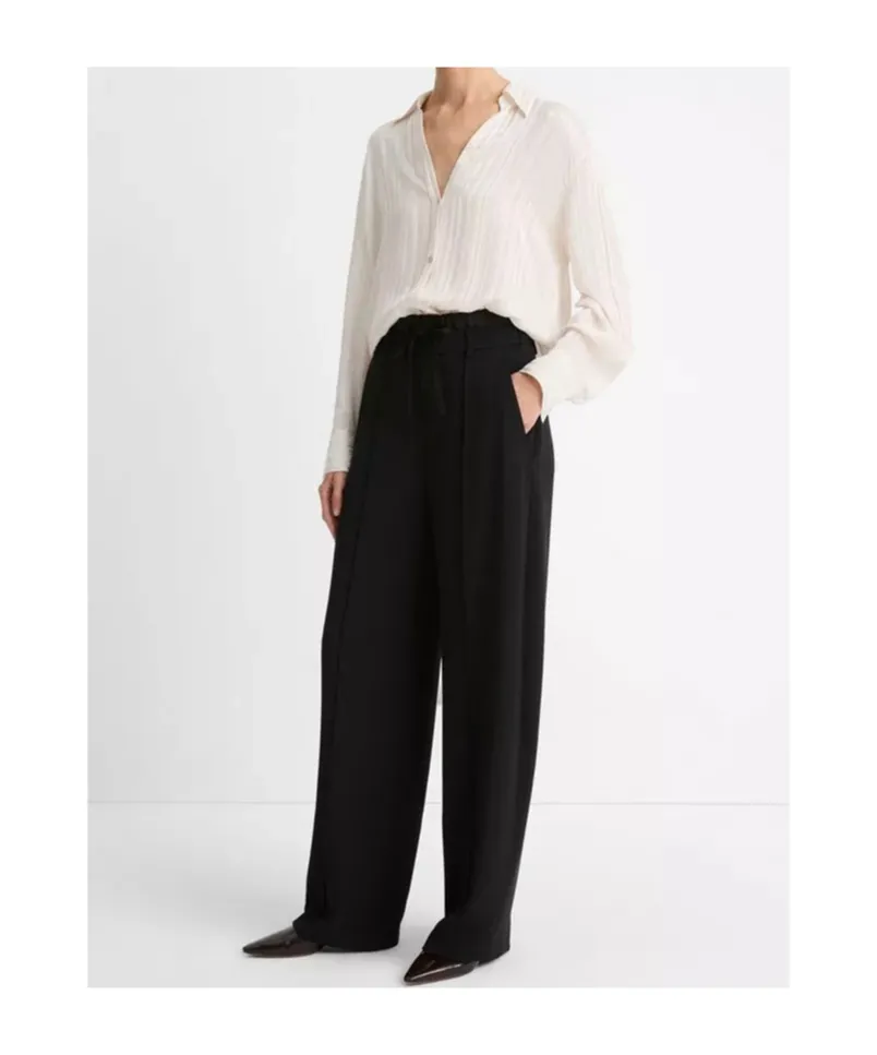 Crepe Palazzo Pants