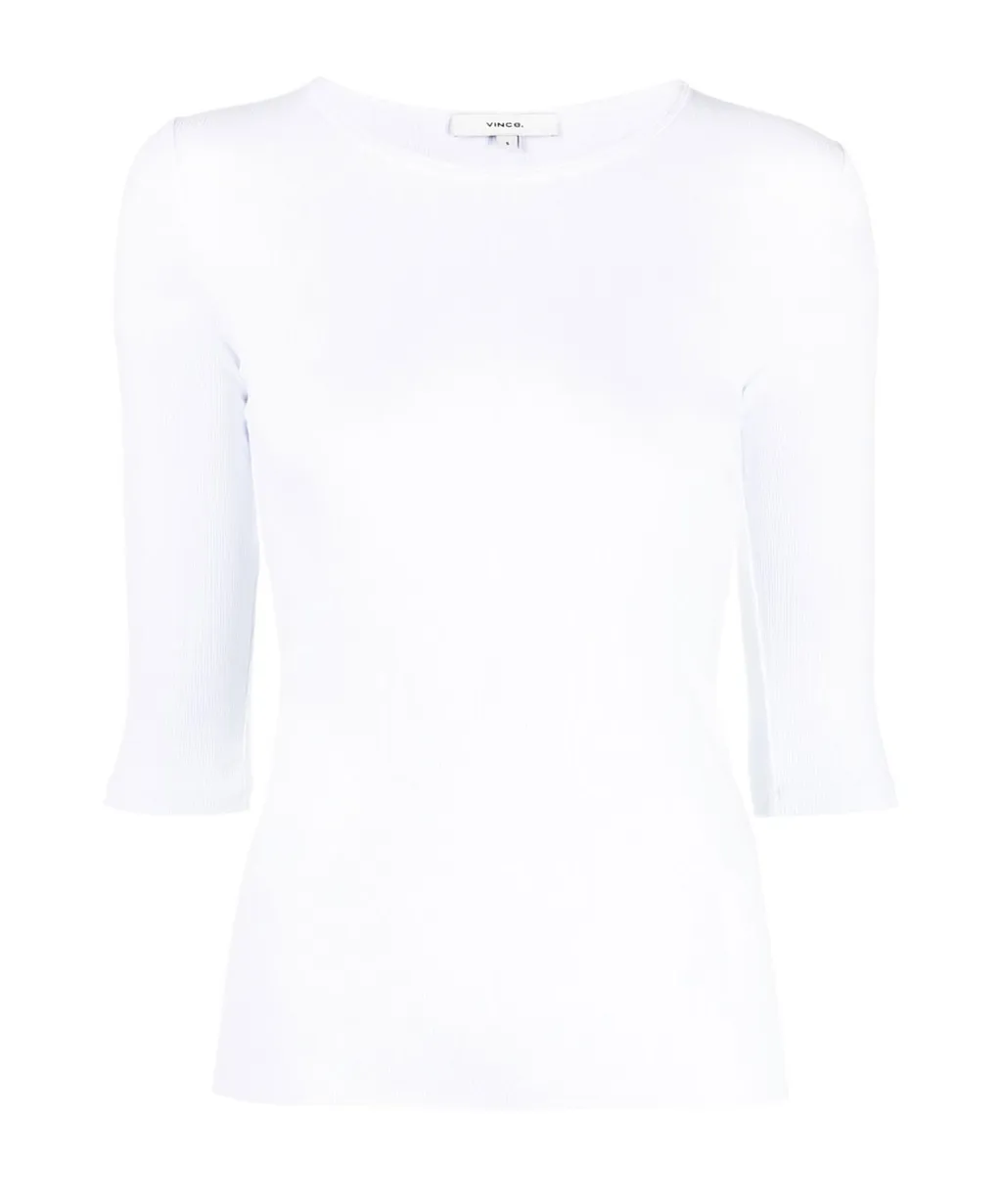 Fine-Ribbed Top