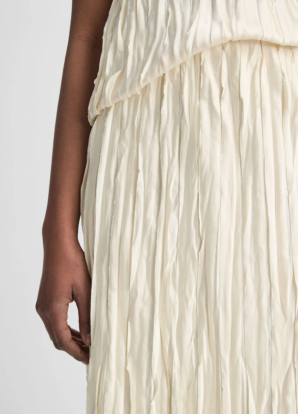 Satin Midi Skirt