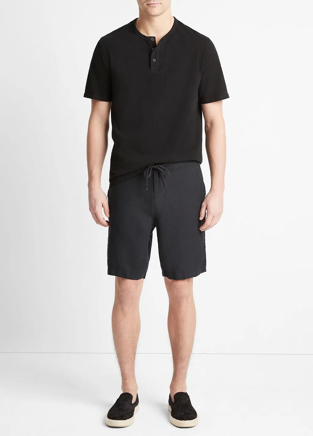 Chambray Tailored Shorts