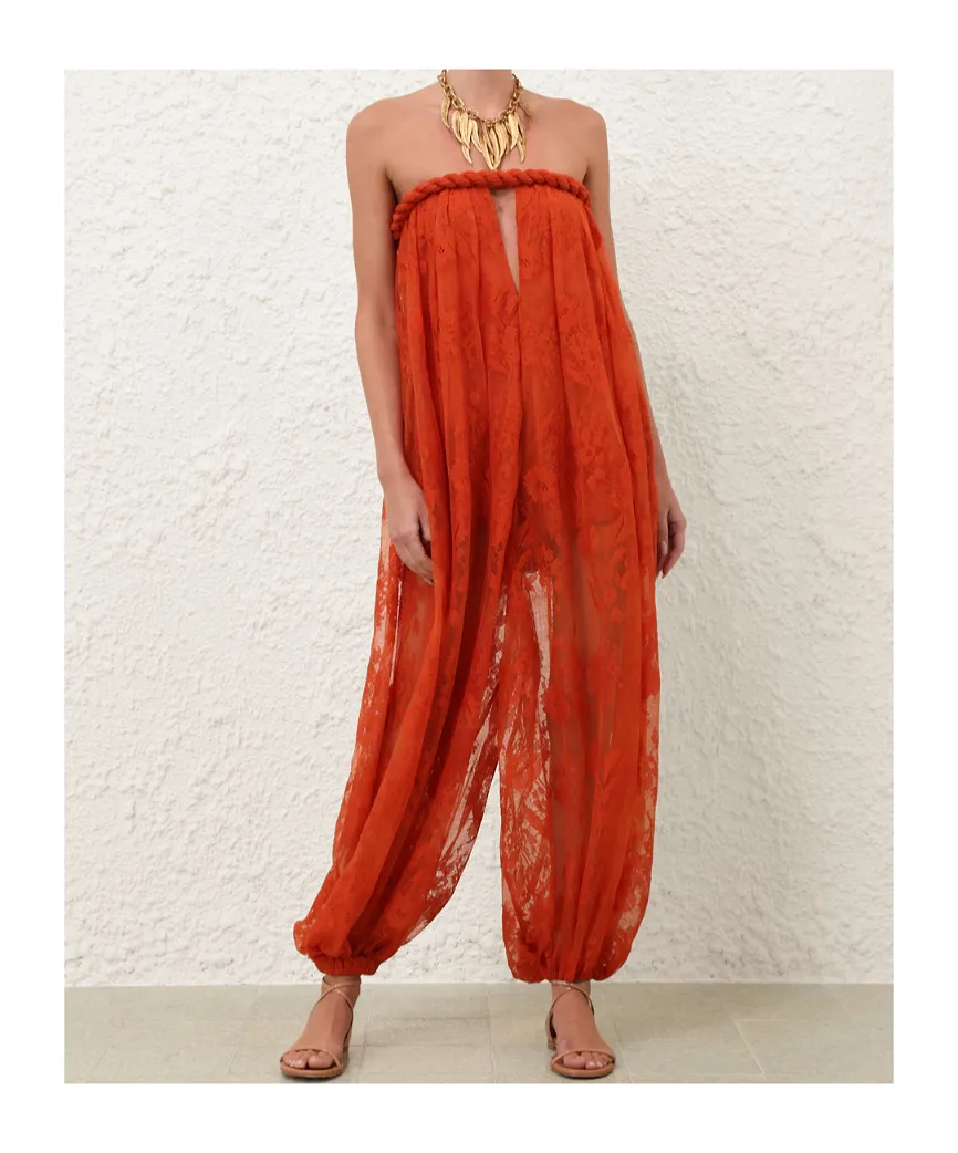 Luna Lace Harem Jumpsuit