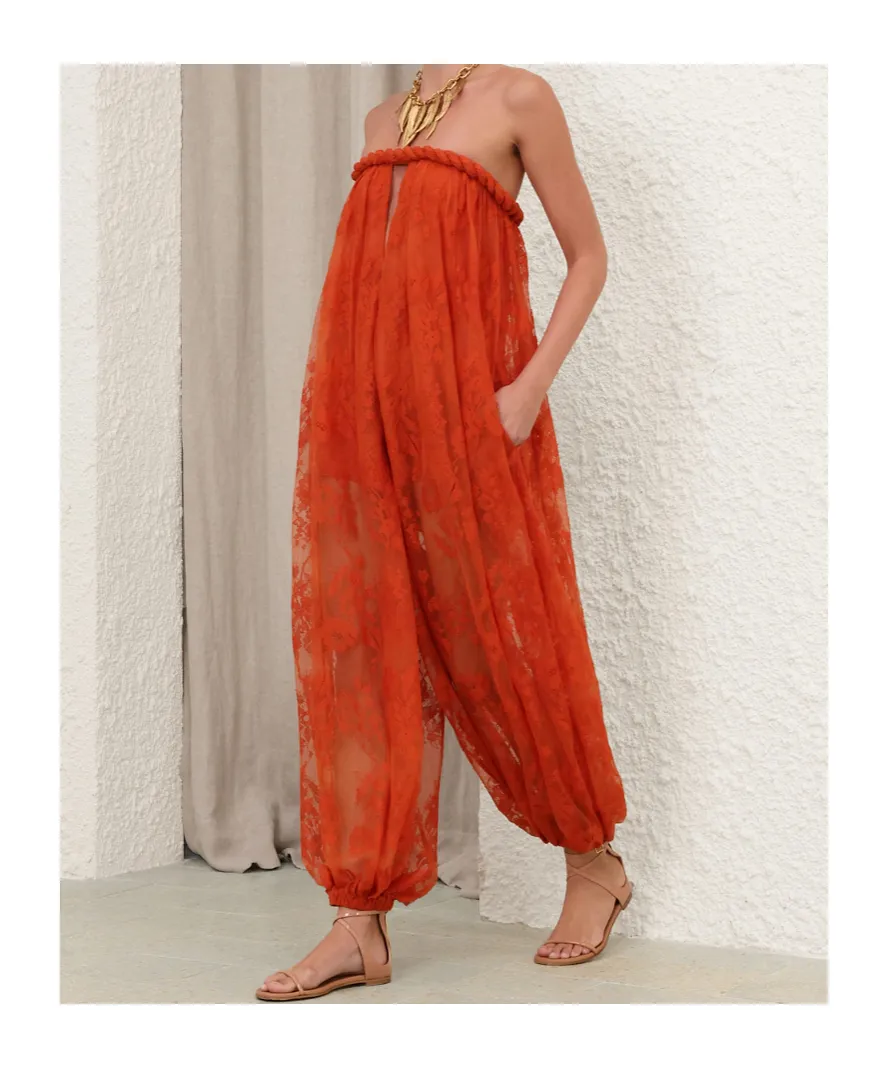 Luna Lace Harem Jumpsuit