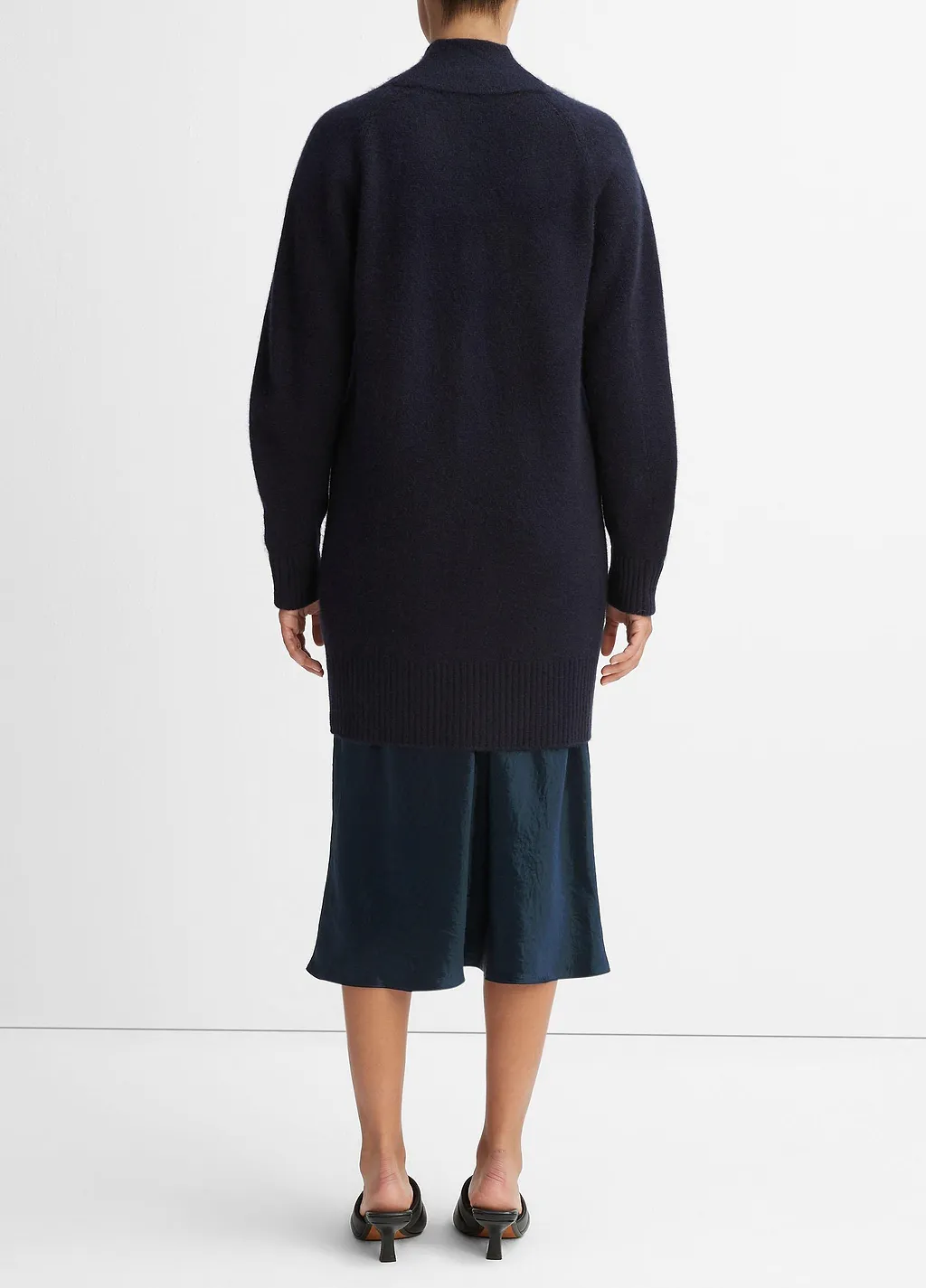 Open-Front Cashmere Cardigan