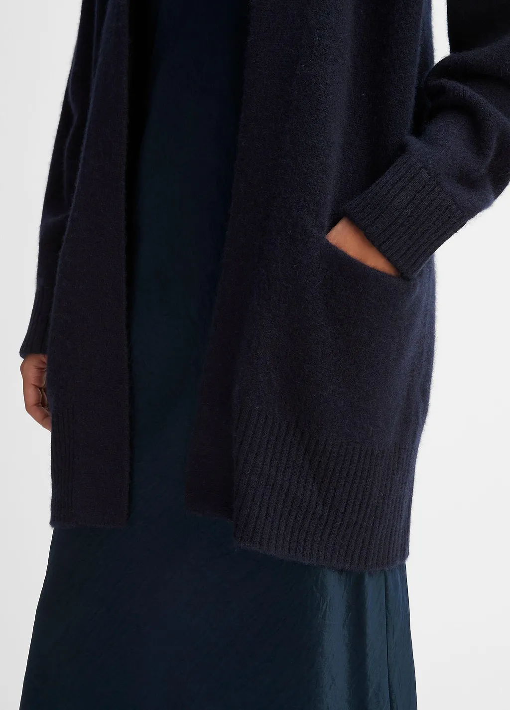Open-Front Cashmere Cardigan