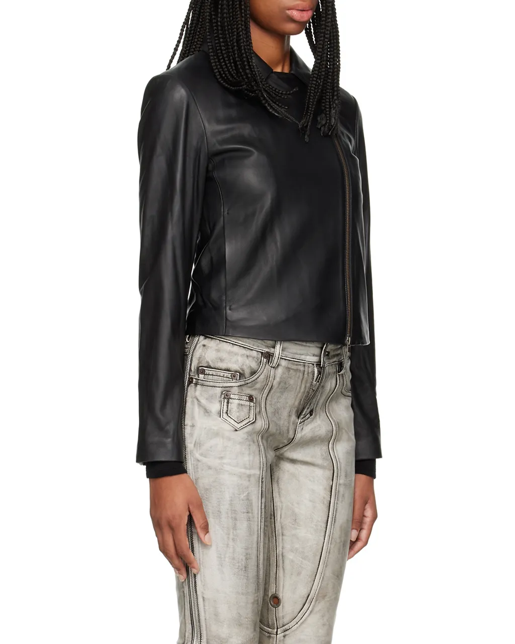 Off-Centre Zip Jacket
