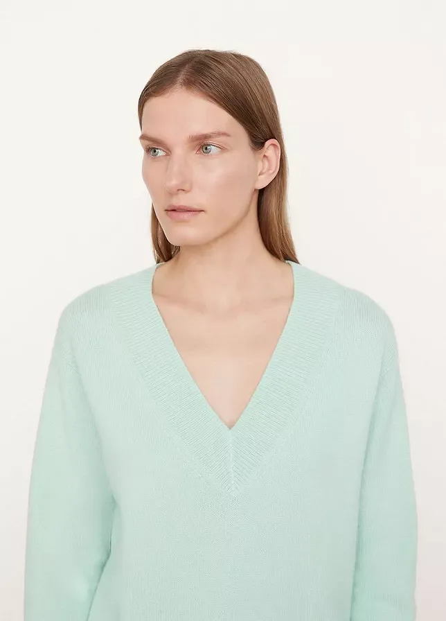 V-Neck Knitted Jumper