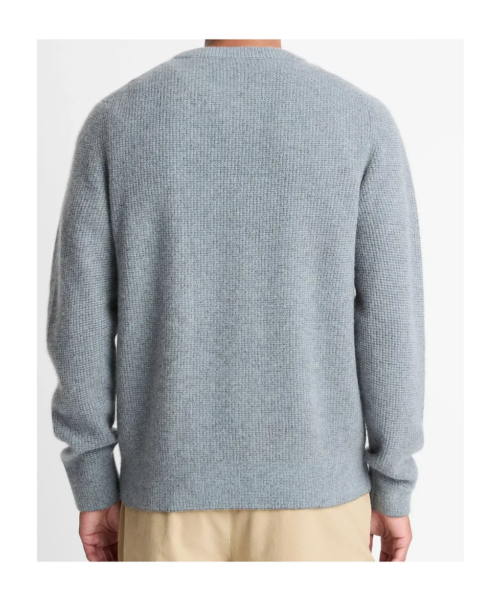 Plush Cashmere Thermal Crew Neck Sweater