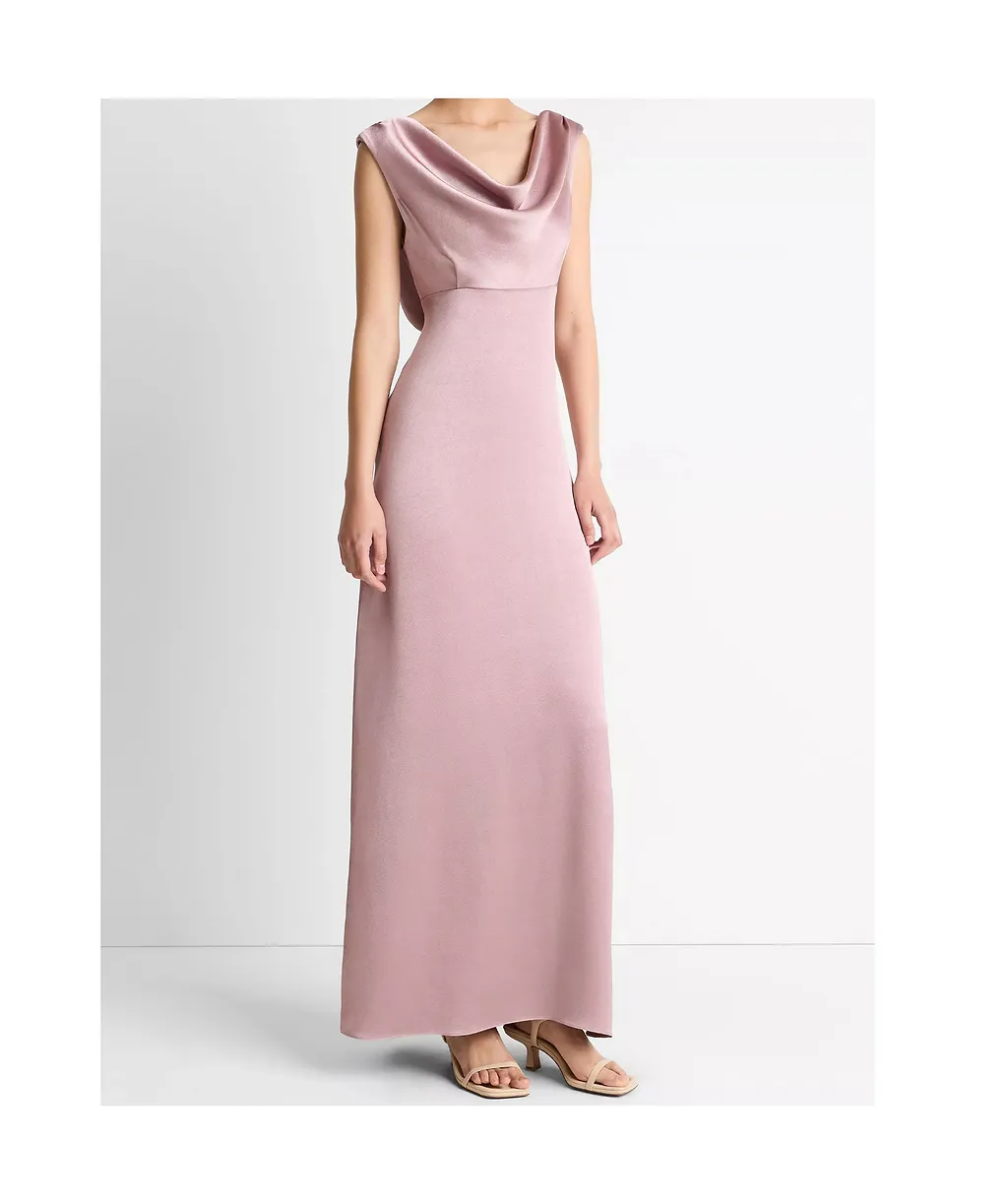 Vince Draped Cowl Maxi Dress