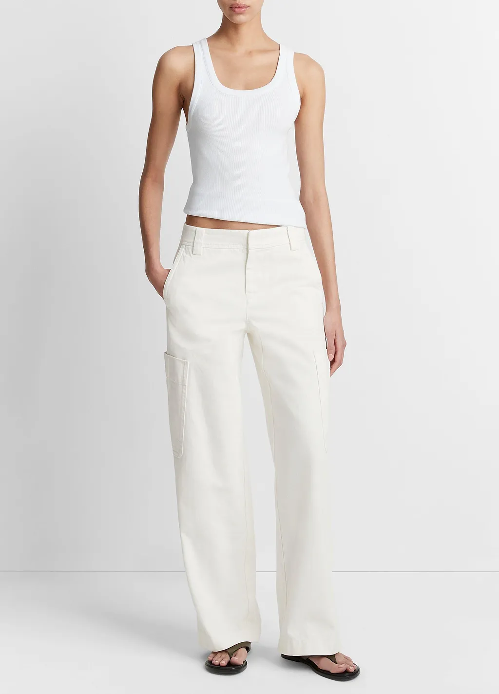 Vince Scoop Neck Tank Top