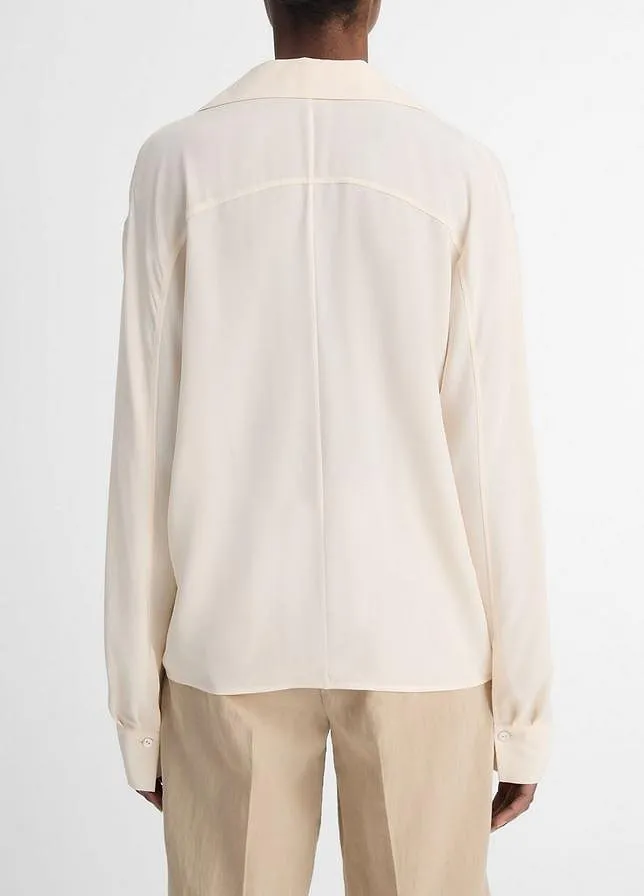 Semi-Sheer Silk Shirt