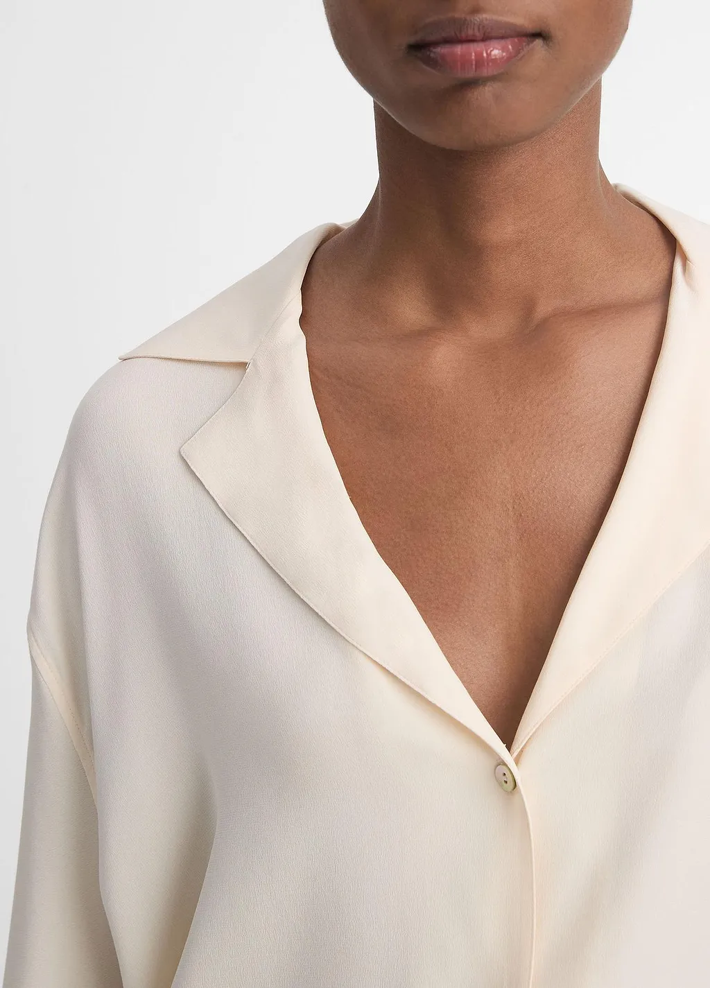 Semi-Sheer Silk Shirt