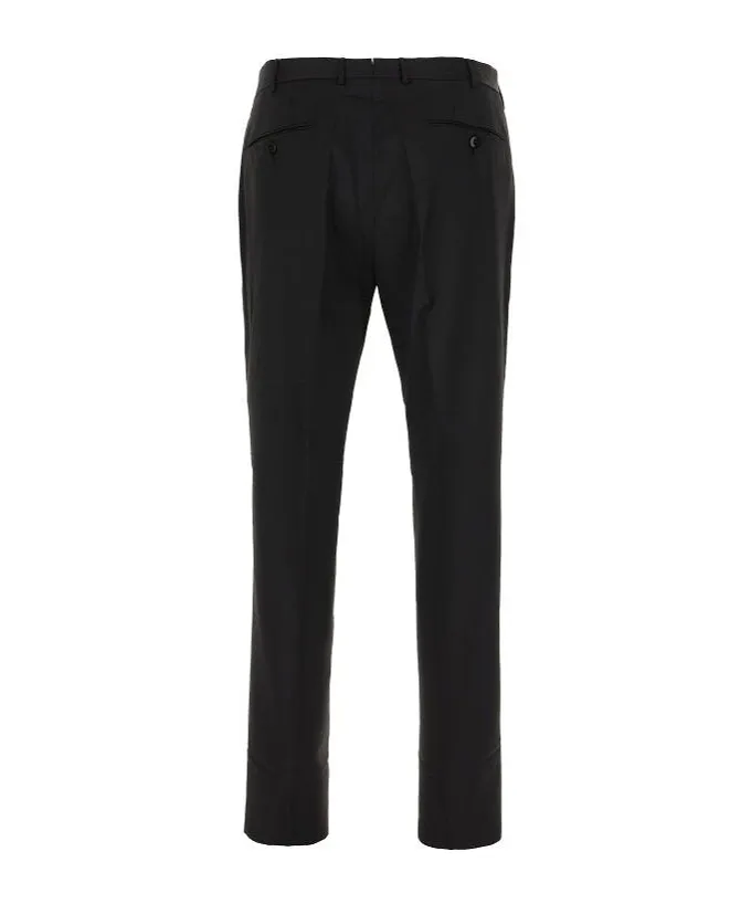 Black Wool Pants