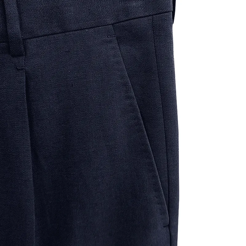 Casual Pants With Belt Loops