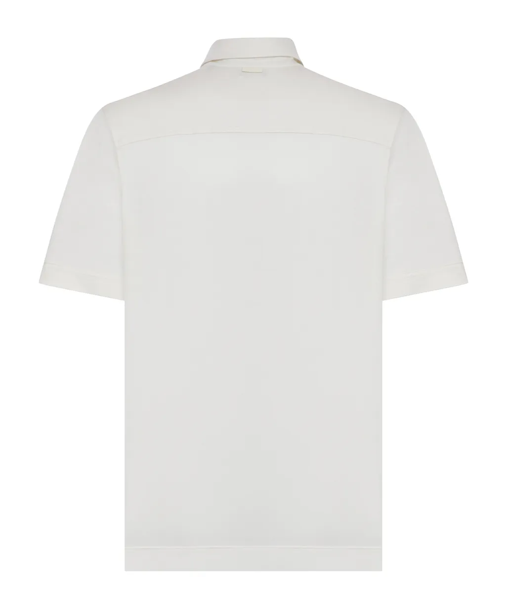 Collared Button Polo Shirt