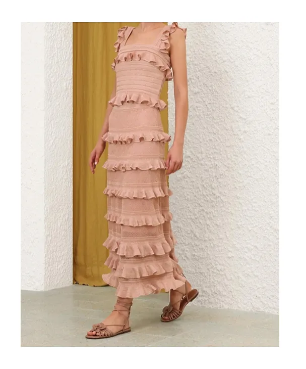Ruffled Maxi Skirt