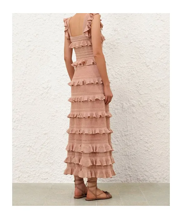 Ruffled Maxi Skirt