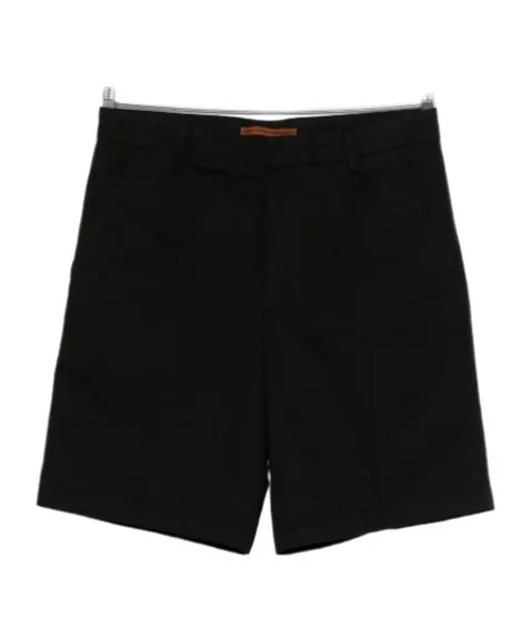 Flat-Front Shorts