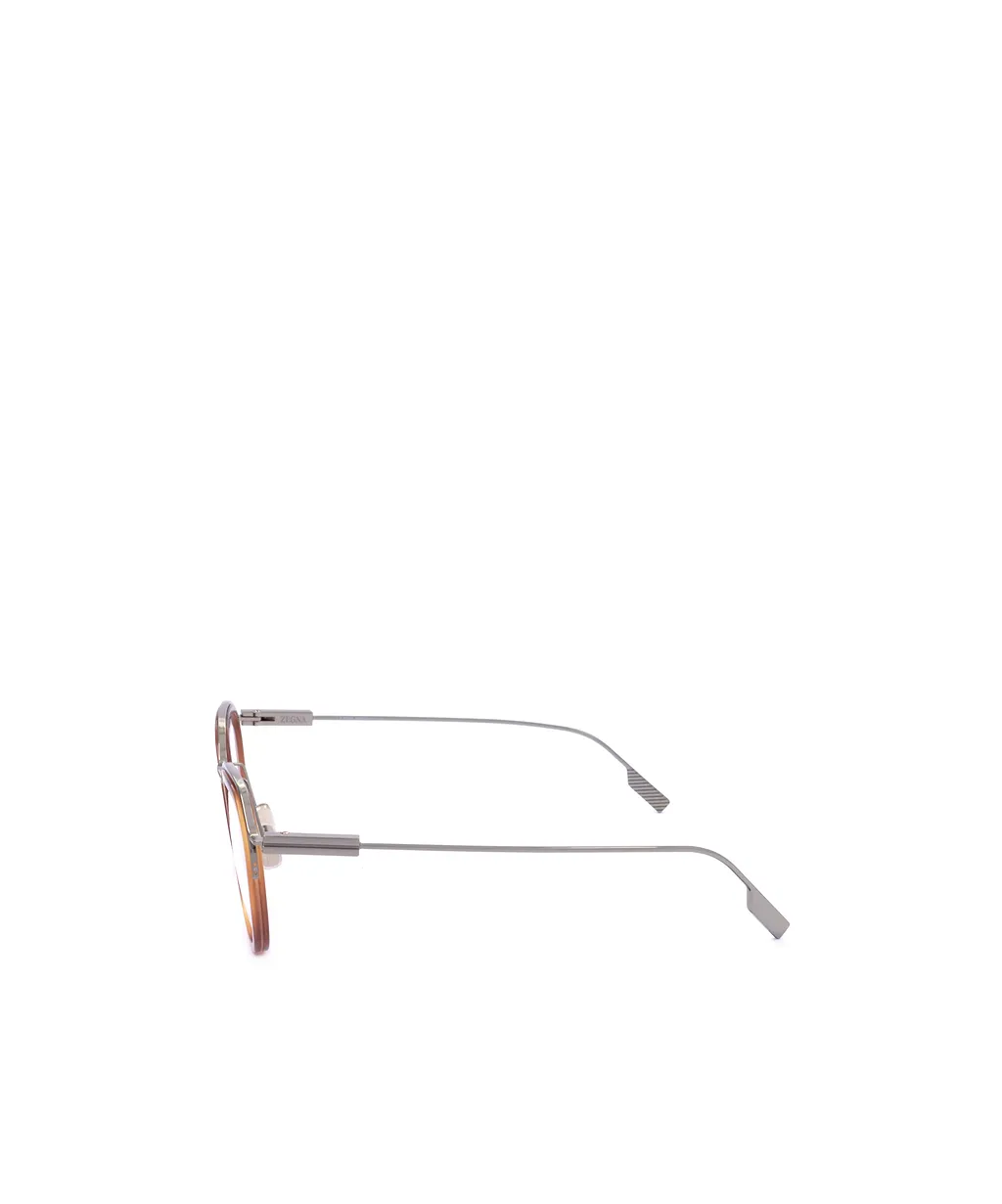 Zegna Erz Round Frame Glasses