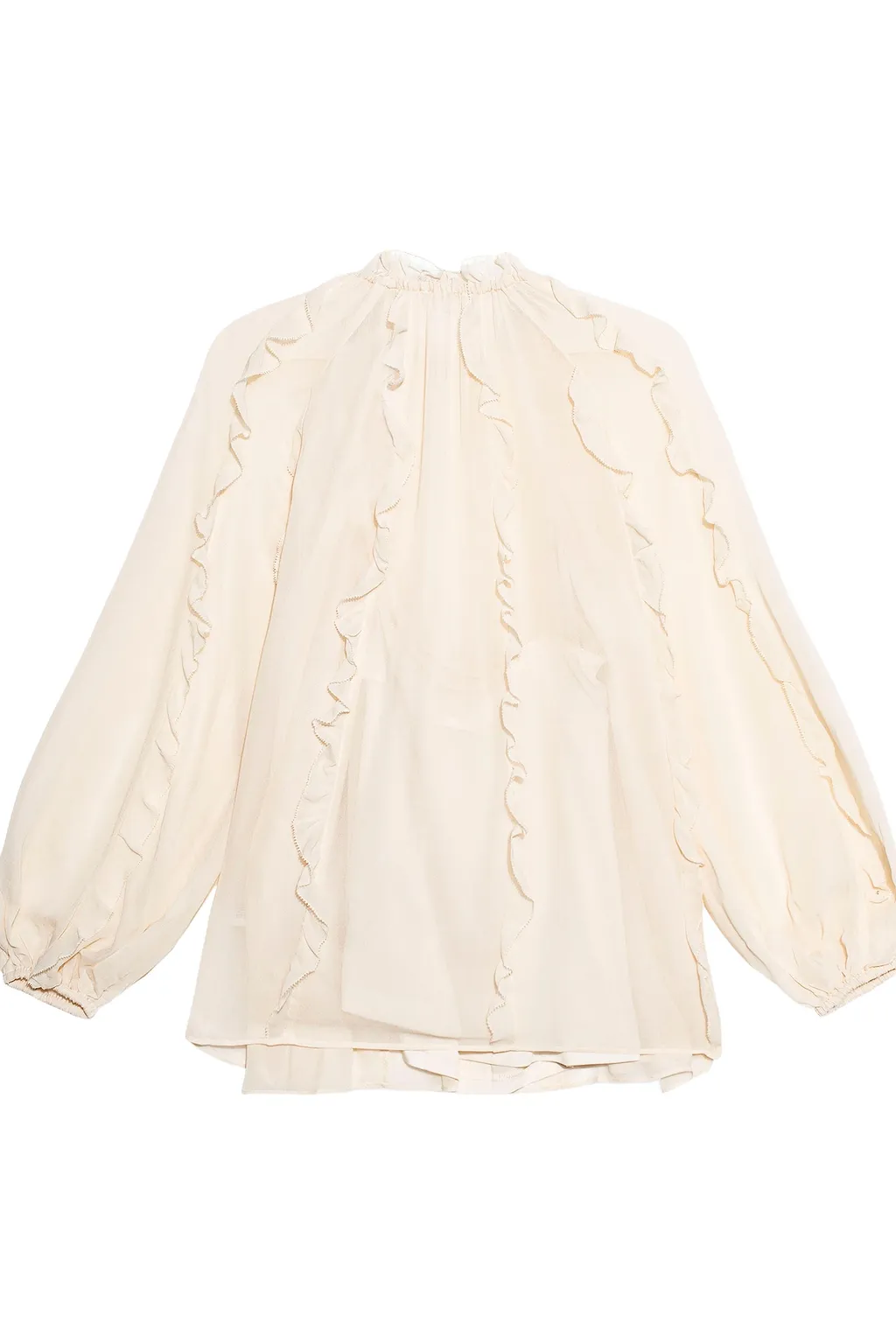 Zimmermann Frill Billow Long-Sleeved Top