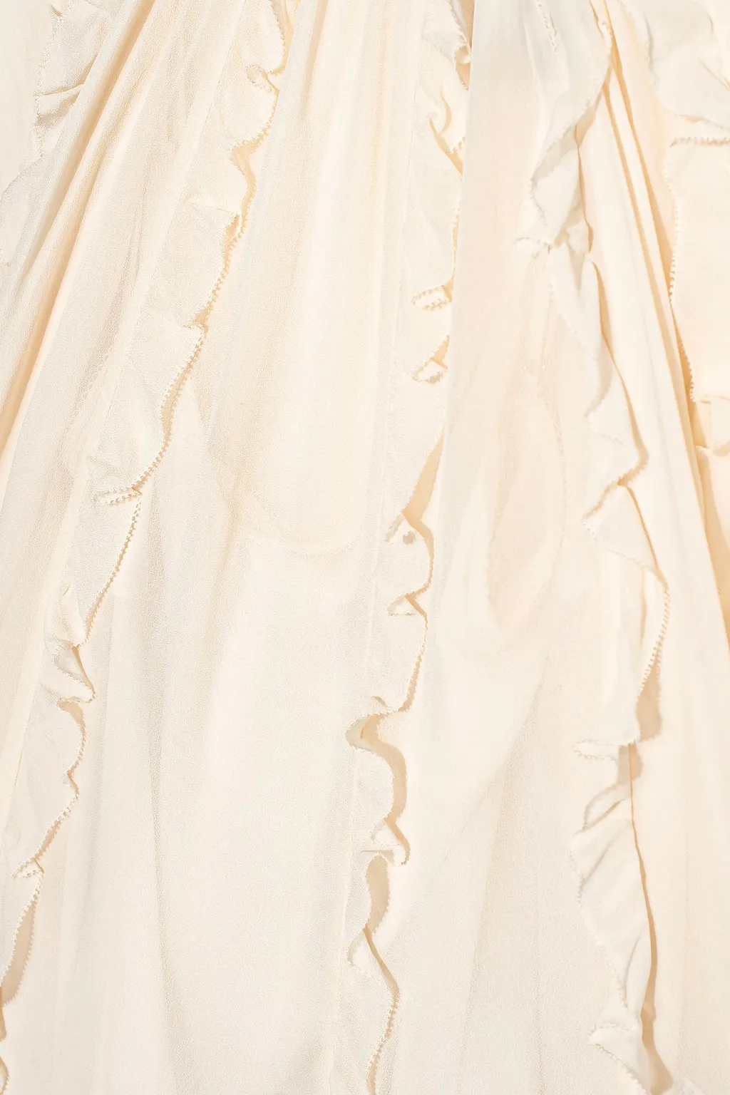 Zimmermann Frill Billow Long-Sleeved Top