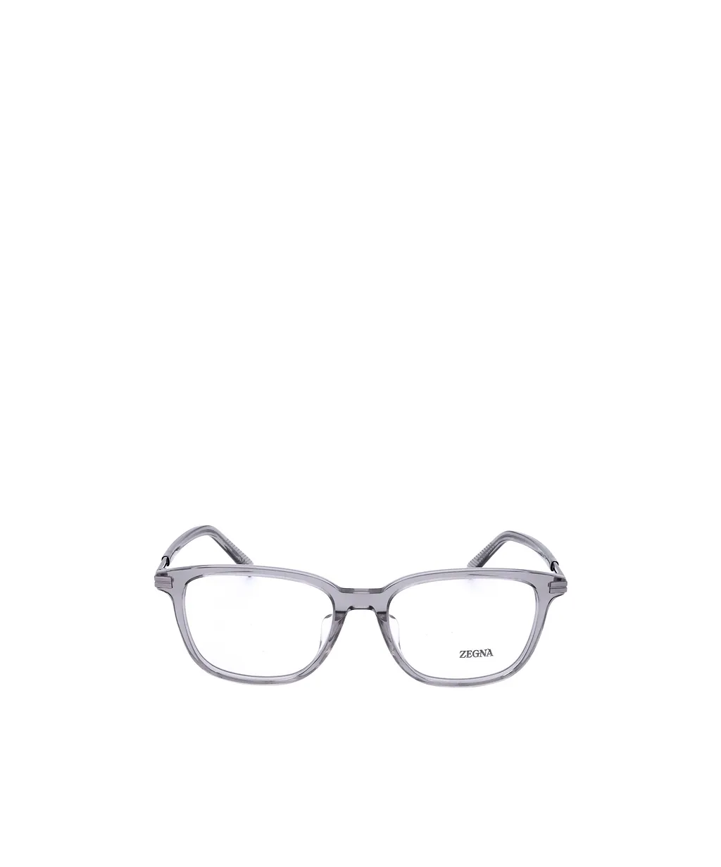 Zegna Rectangular Glasses And Frames