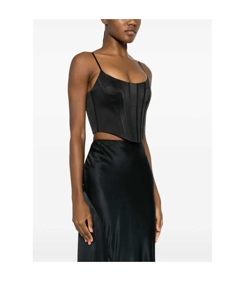 Silk Corset Top