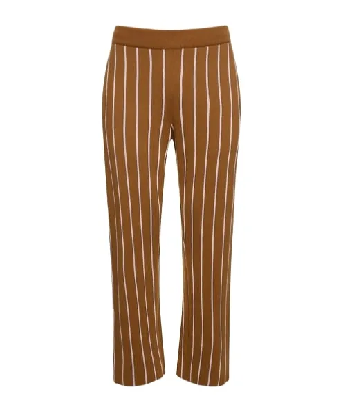 Striped Knitted Casual Pants