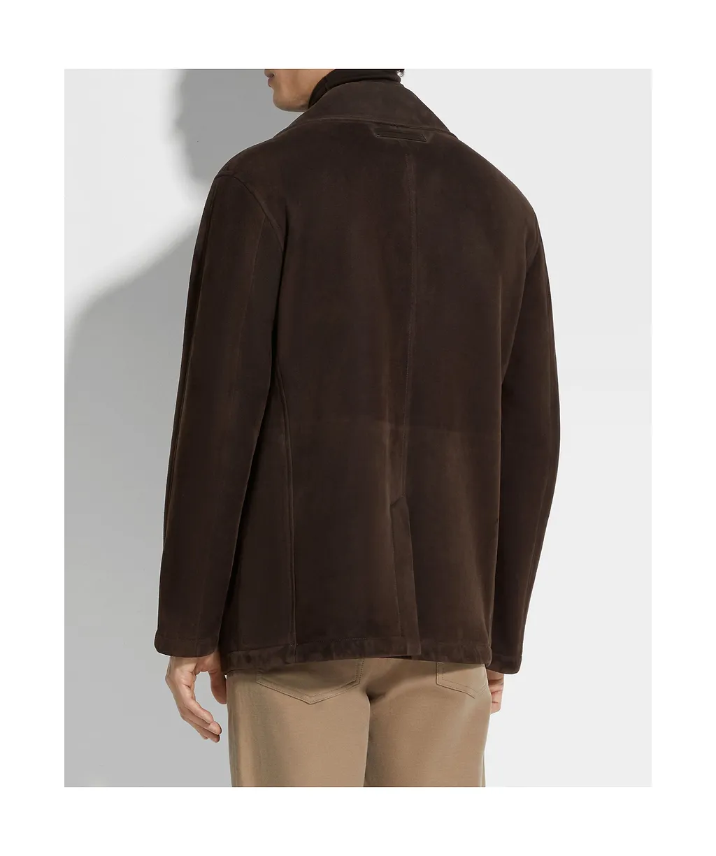 Shearling Wool Peacoat