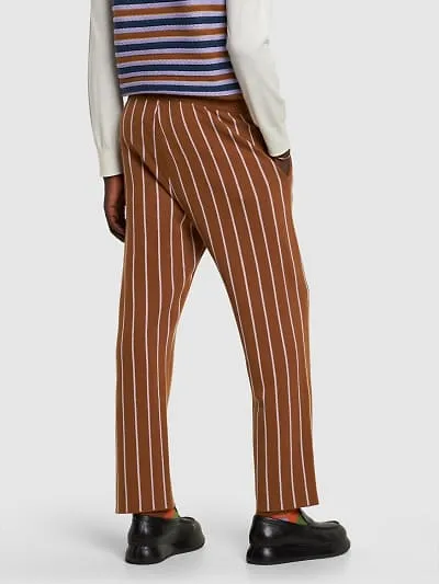 Striped Knitted Casual Pants