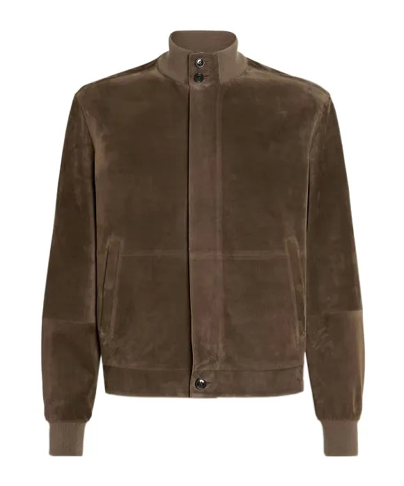 Suede Leather Blouson