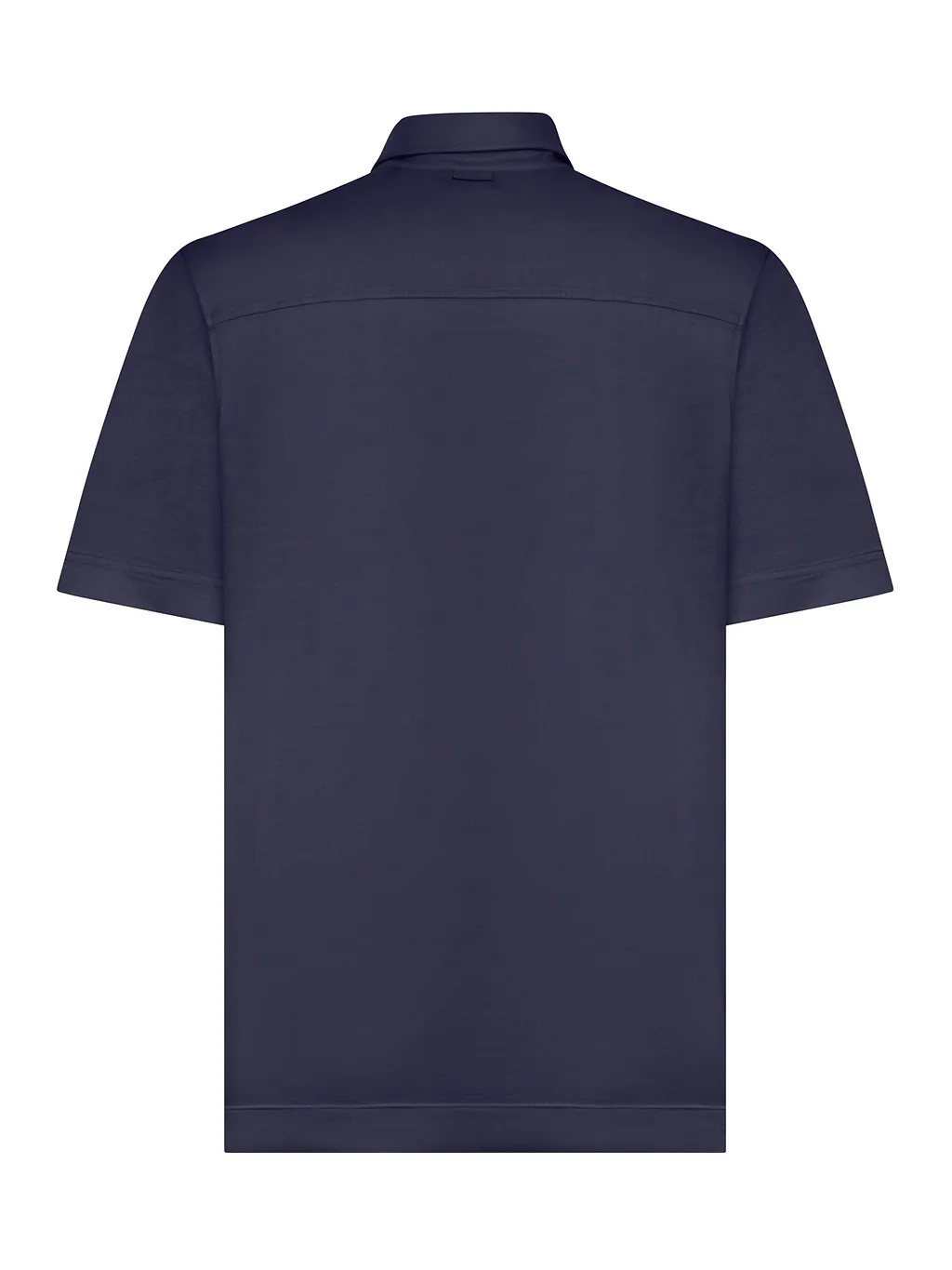 Zegna Buttoned Straight Hem Polo Shirt