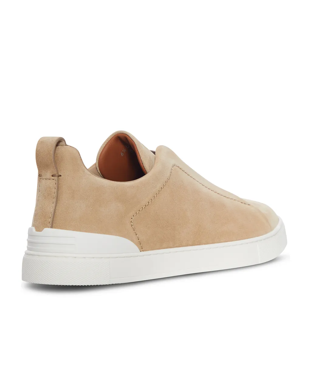 Slip-On Leather Sneakers