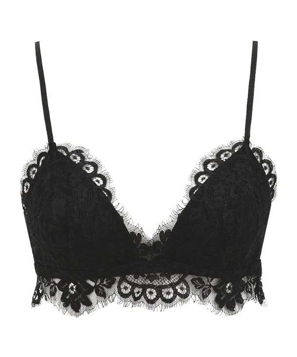 Teddy Lace-Trimmed Bralette