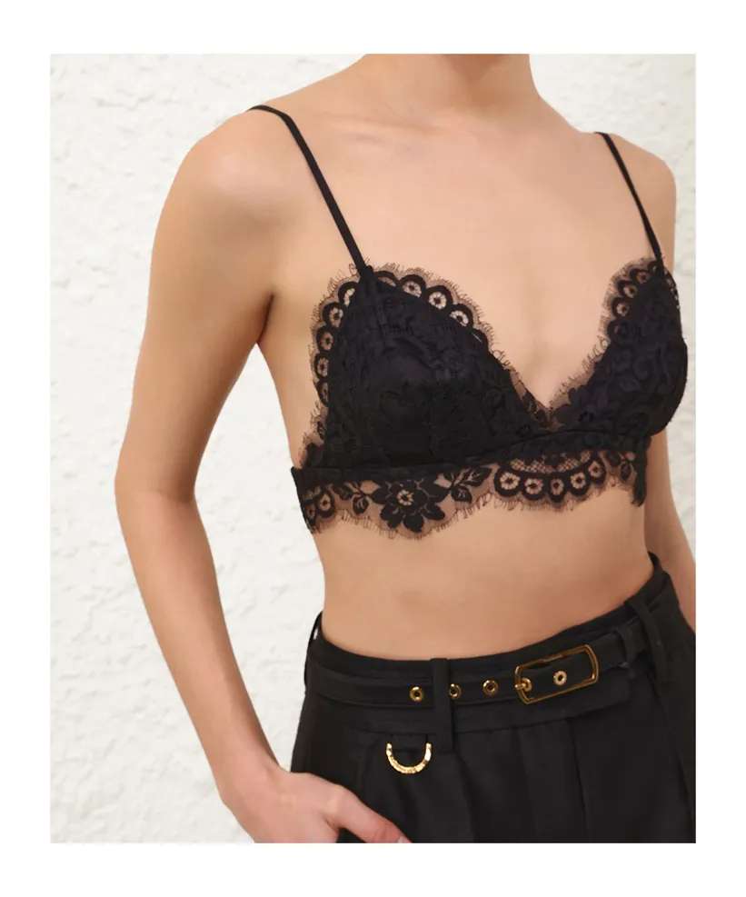 Teddy Lace-Trimmed Bralette