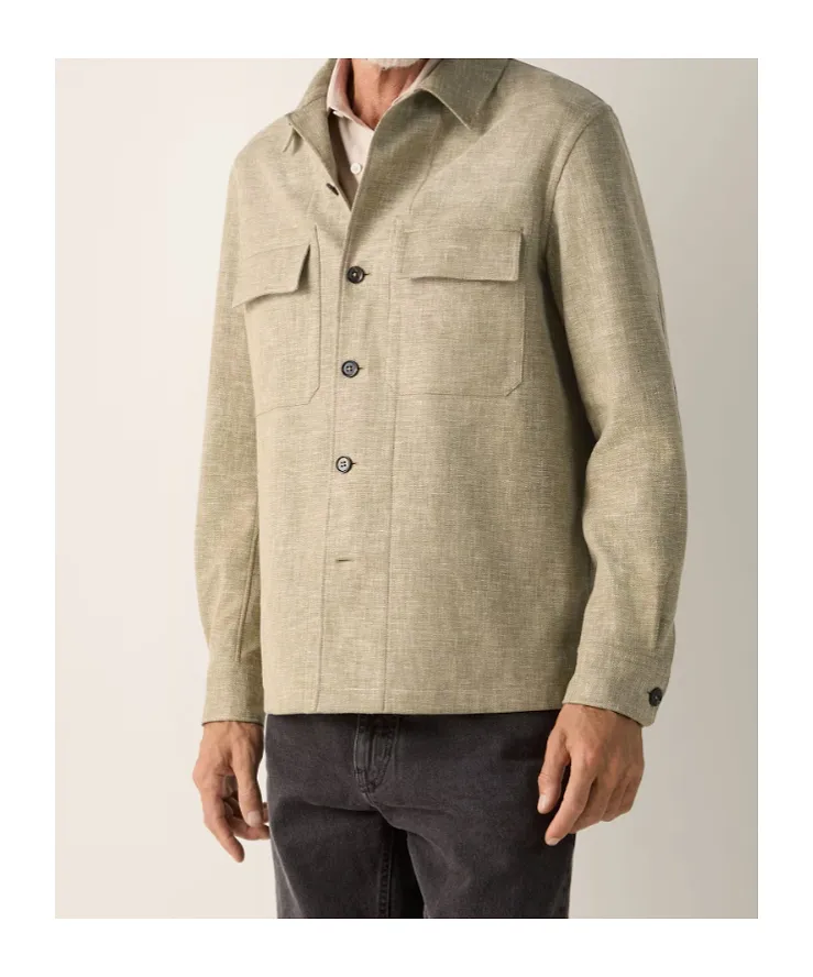 Zegna Button-Front Overshirt