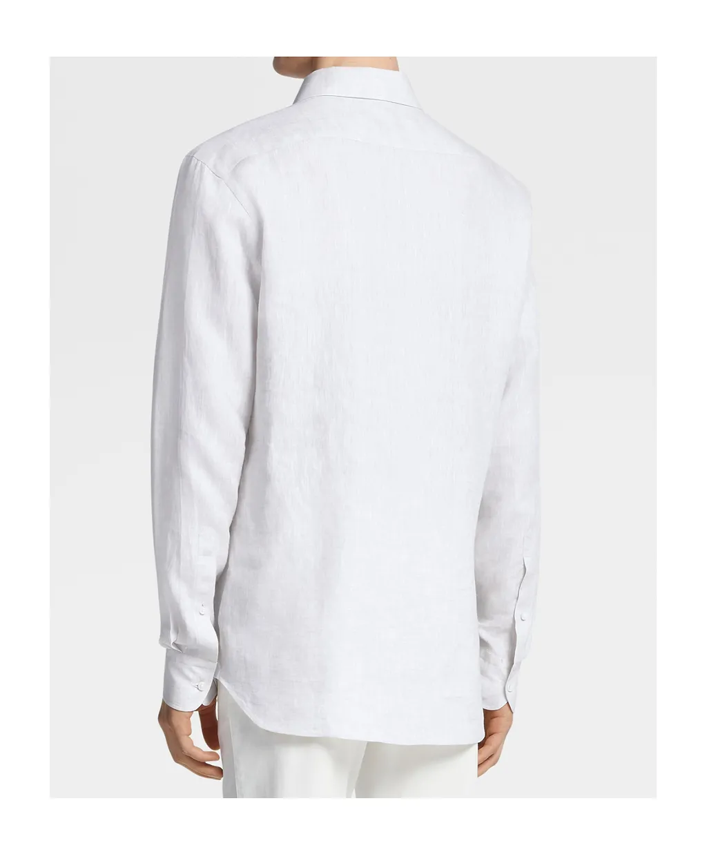 Zegna Buttoned Long-Sleeved Shirt