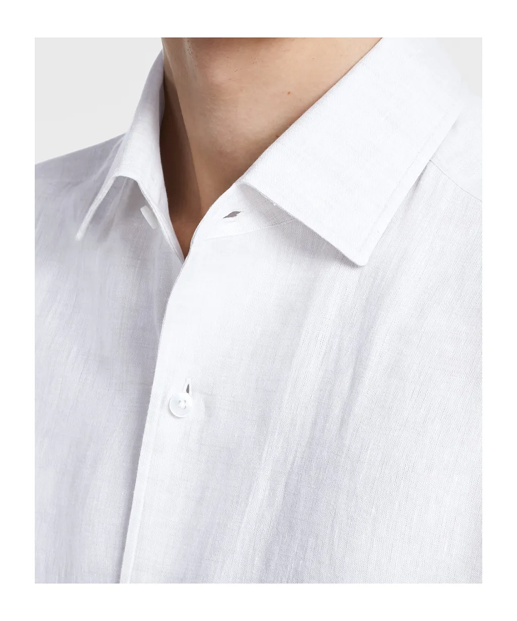 Zegna Buttoned Long-Sleeved Shirt
