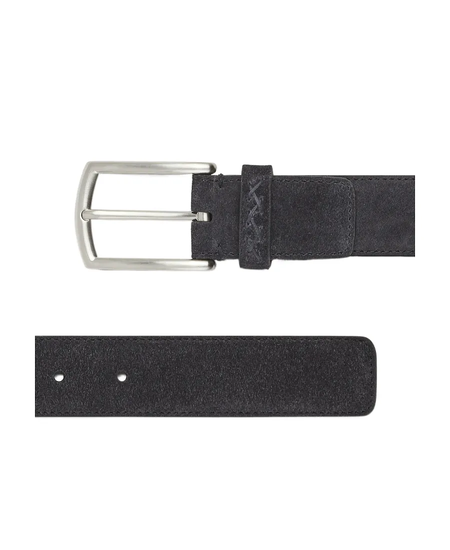 Zegna Square-Tip Buckled Belt