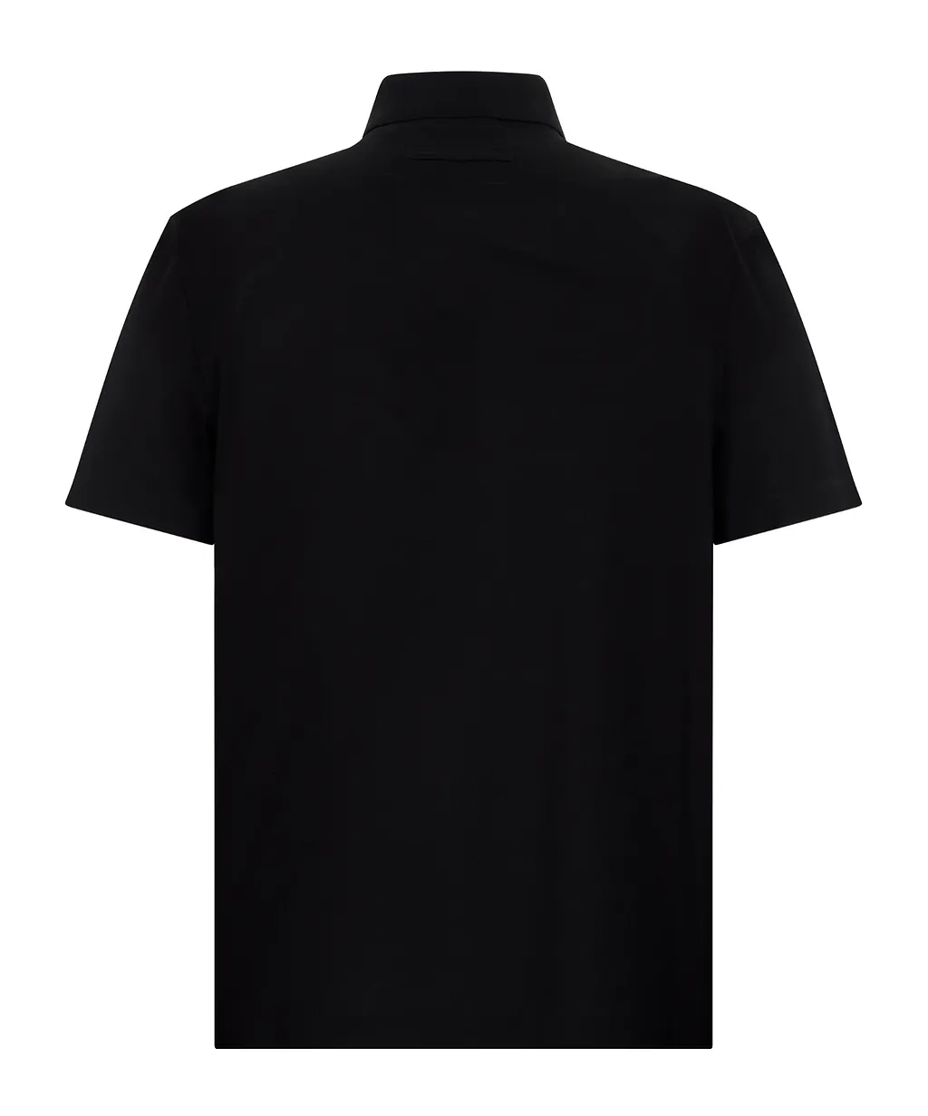 Zegna Classic Collar Short Sleeve Polo Shirt