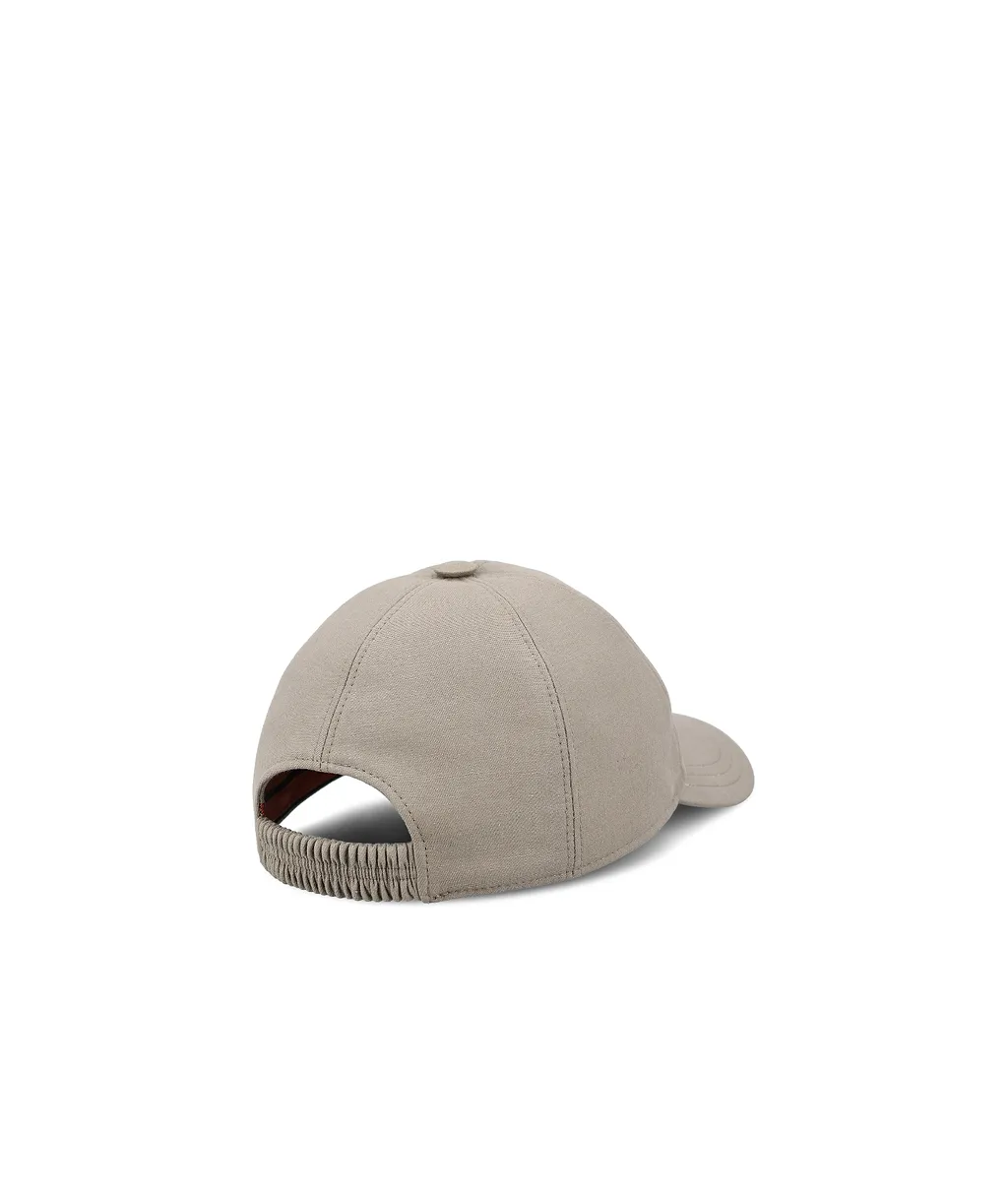 Zegna Logo Trim Baseball Cap Hats