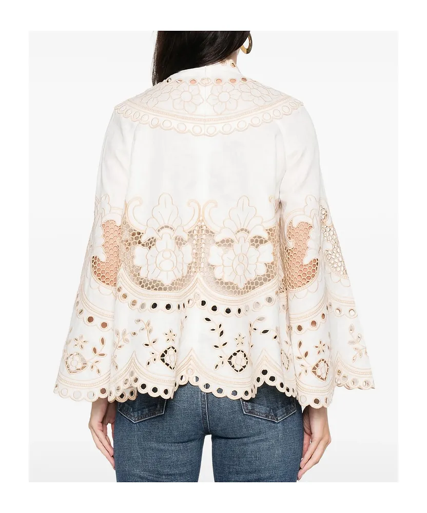 Wanderlust Button Embroidery Blouse